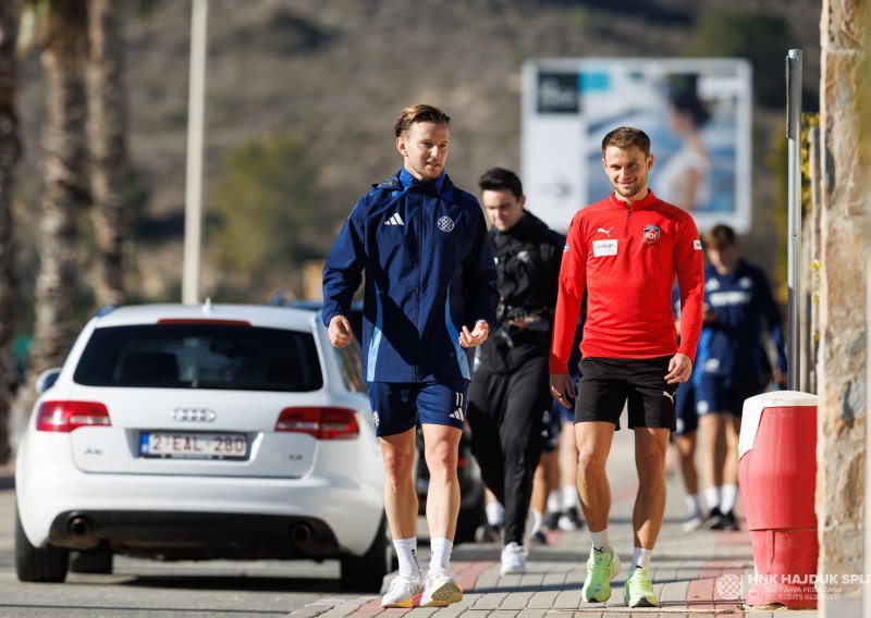 Prvi trening Hajduka u Španjolskoj uz rekord jednog igrača