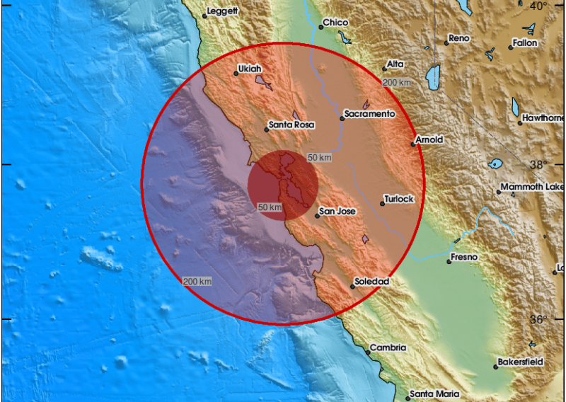 Nova katastrofa u Kaliforniji: Nakon požara, okolicu San Francisca pogodila dva potresa