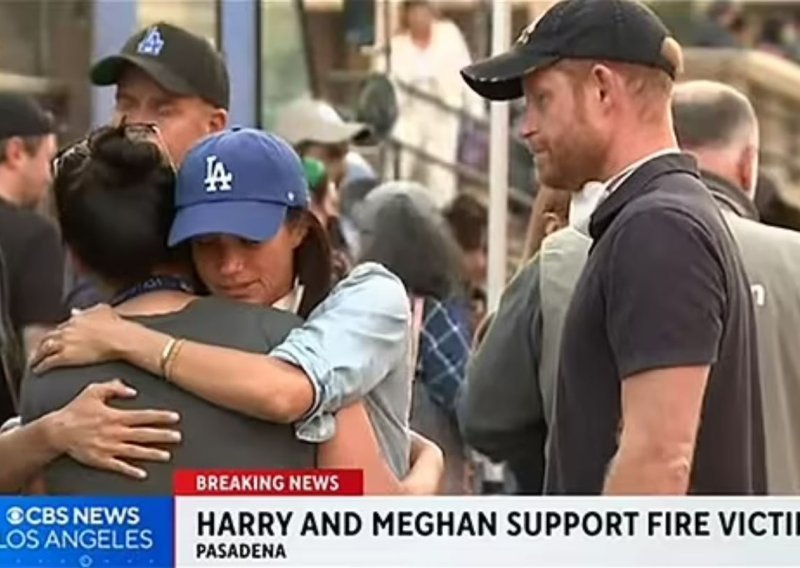 Meghan Markle i princ Harry pohitali u pomoć žrtvama požara: 'Nisu došli zbog publiciteta'