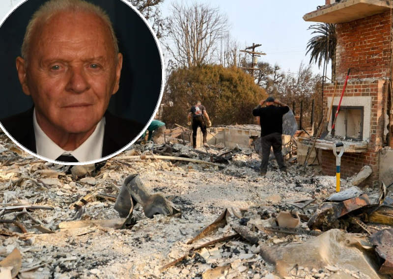 Anthony Hopkins poslao dirljivu poruku nakon što mu je izgorjela kuća