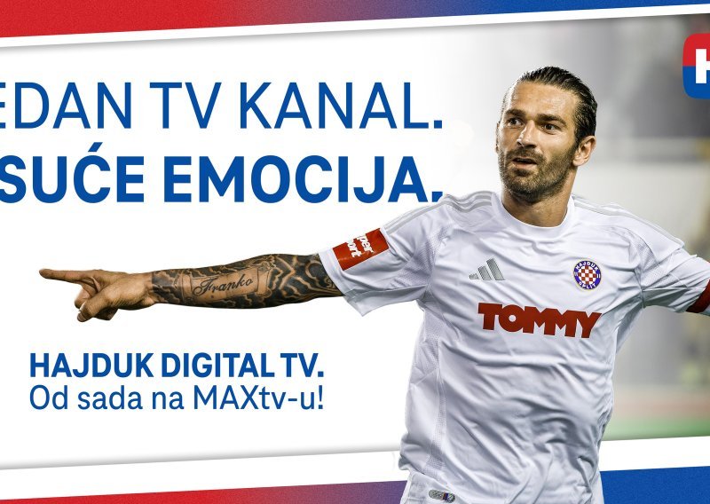 Što Hajduk dobiva svojim kanalom na MAXtv-u?