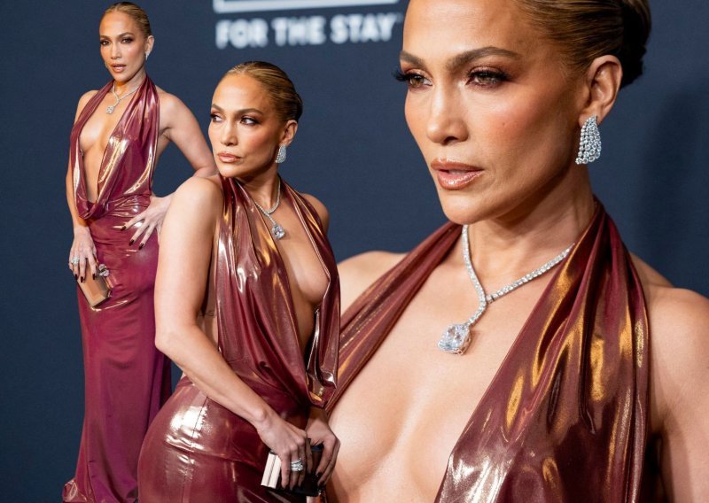 S jednim od najdubljih dekoltea ikada Jennifer Lopez poslala Afflecku jasnu poruku