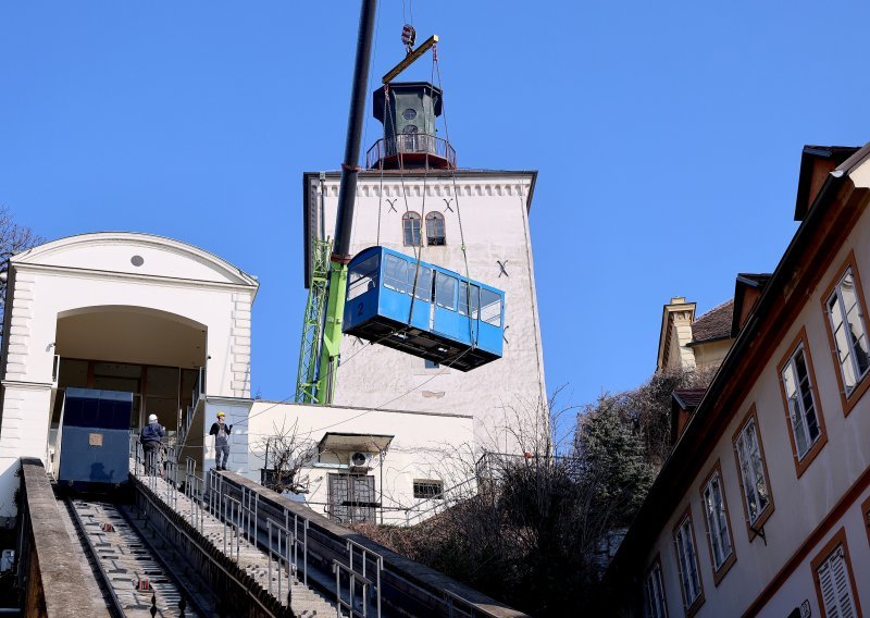 Pogledajte kako je kabina zagrebačke uspinjače 'proletjela' Gornjim gradom