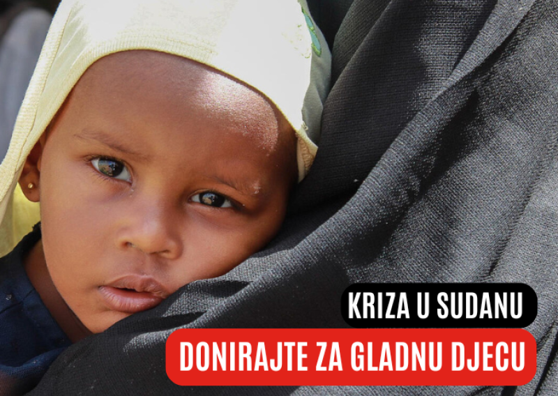 UNICEF Hrvatska pokrenuo kampanju za spas života izgladnjele djece Sudana