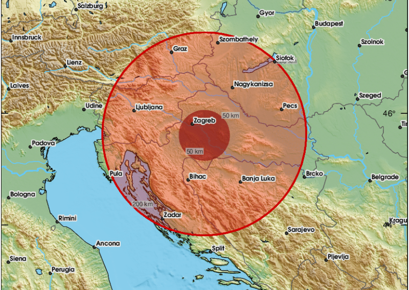 Jak potres zdrmao Hrvatsku, dio Siska ostao bez struje. 'Kuća se zatresla'