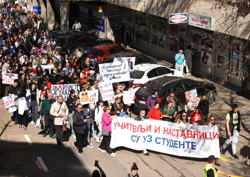 Masovni prosvjedi u Srbiji, mnogi građani odazvali se pozivu studenata na štrajk