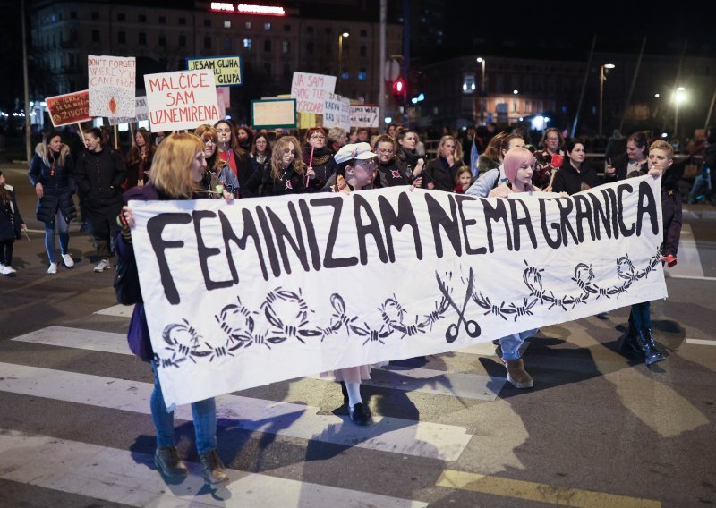 Osmi riječki Noćni marš za 8. mart pod sloganom Feminizam nema granica