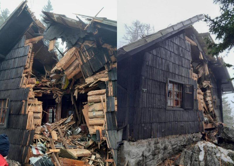 Ovako izgleda kuća na koju se srušio zrakoplov koji je jutros poletio iz Zagreba