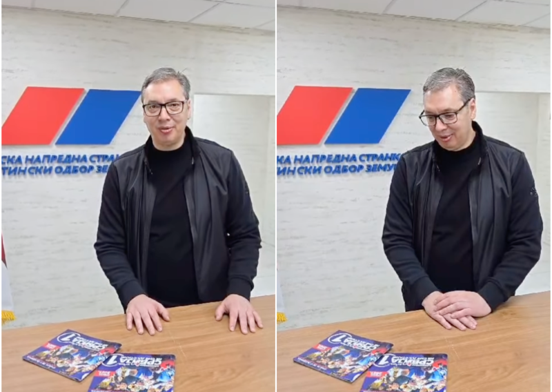 Vučić ide dalje, najavio svoj prosvjed: Pogledajte nadrealni video koji je objavio