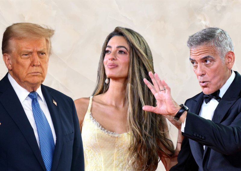Hoće li Clooneyjevoj supruzi zabraniti ulazak u Ameriku? Trumpove sankcije prijete Amal