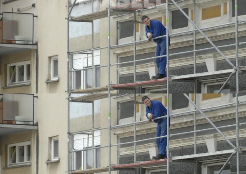 Građevinski radovi u slobodnom padu