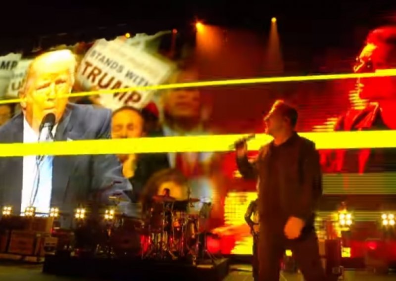 Kakva pljuska! U2 i Bono jasno rekli što misle o Trumpu