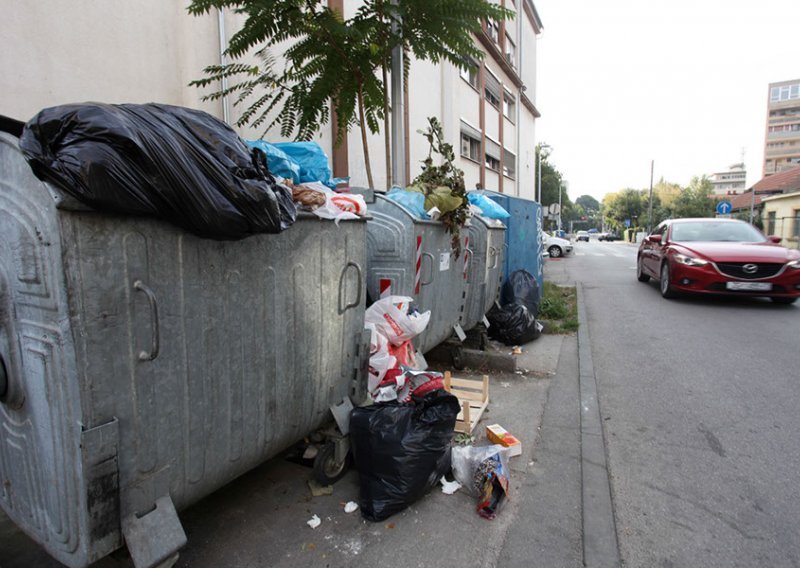 Smrad se širi ulicama, kontejneri pretrpani smećem