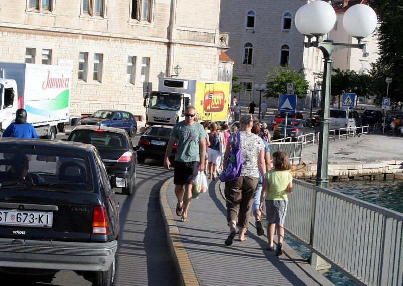 Most Trogir - Čiovo crna točka