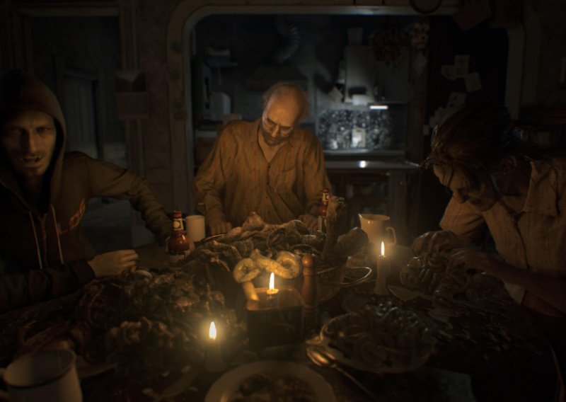 Foršpan za Resident Evil 7 ima sve: Zombije, banket i probijanje zidova