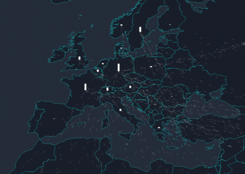 Nevjerojatna mapa kretanja izbjeglica