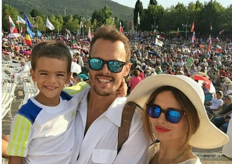 Severina s dečkom i sinom Dan pobjede provela u Međugorju