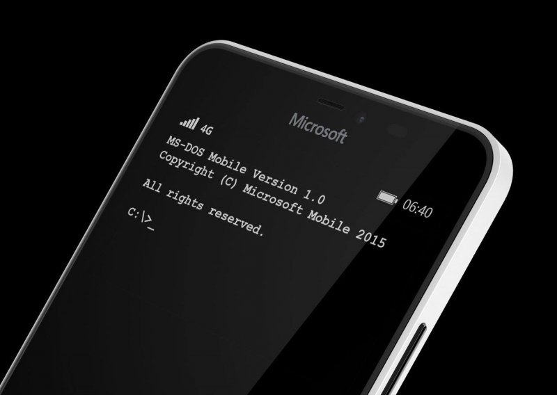 Windows Phone ne ide, vrijeme je za MS-DOS Mobile