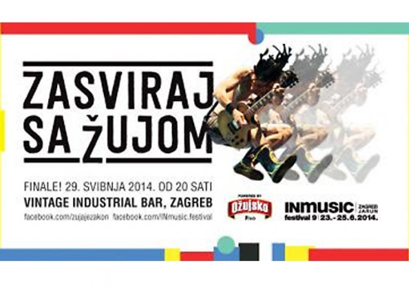 Završnica natječaja 'Zasviraj sa Žujom' u Vintage Industrial Baru