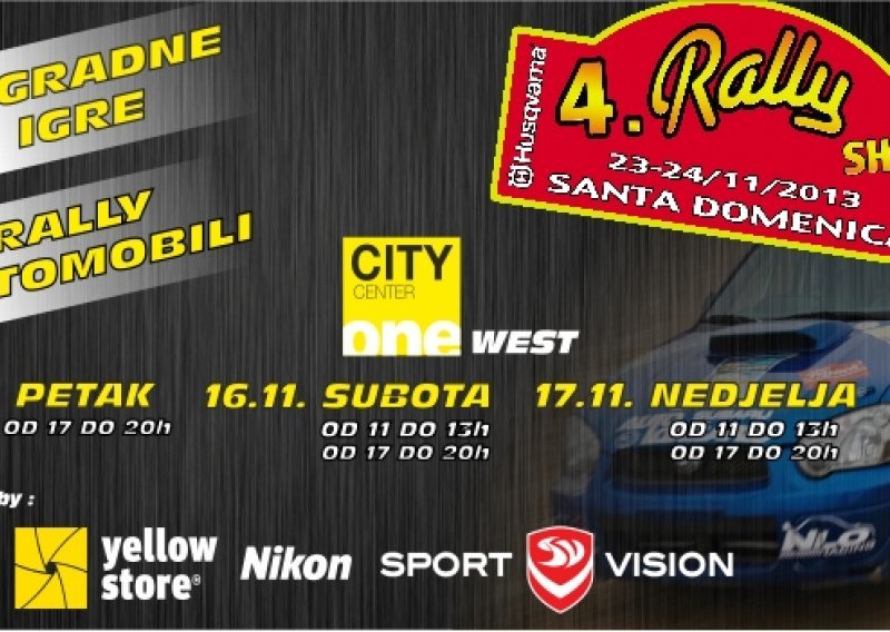 Rally automobili, super nagrade i odličan shopping