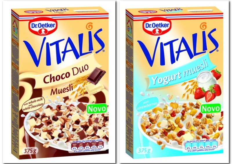 Dva nova okusa omiljenih Dr. Oetker Vitalis müslija