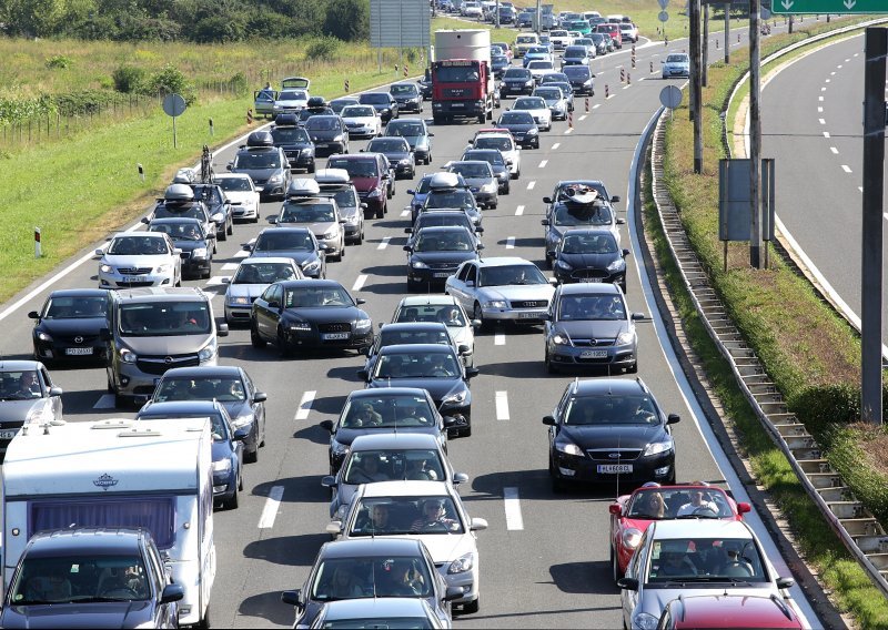 Jak vjetar usporava promet, mogući odroni