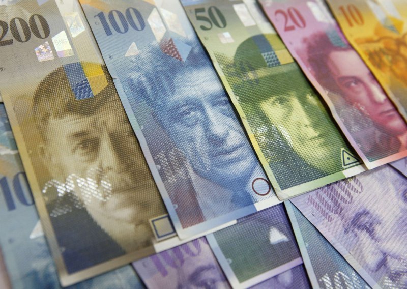 Swiss franc skyrockets to HRK 7.16