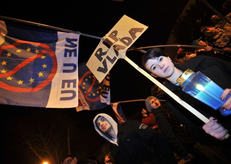 Anti-government protest held in Vinkovci