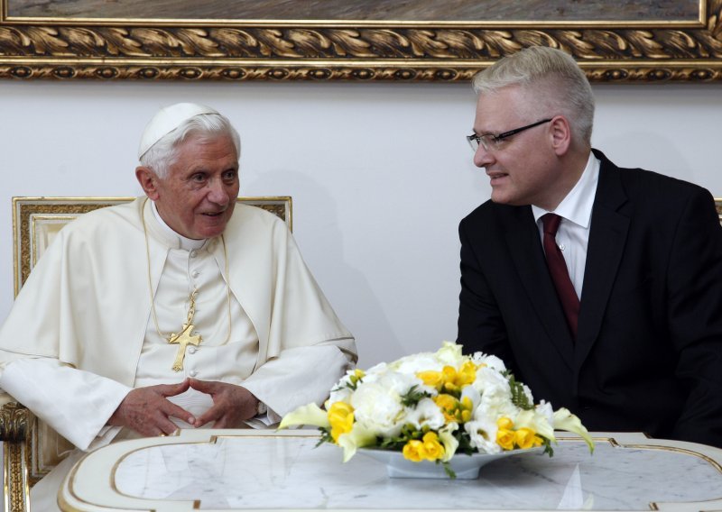 Talks between Croatian President and Pope Benedict XVI