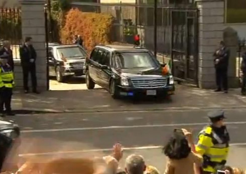 Obamin Cadillac zaglavio u Dublinu