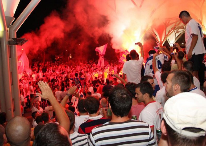 Torcida dočekala Hajduk poput prvaka svijeta