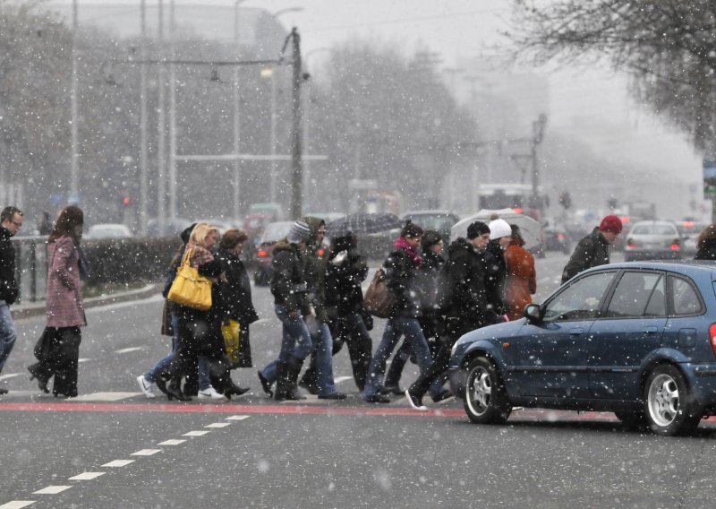 Povratak zime zaledio Zagrepčane