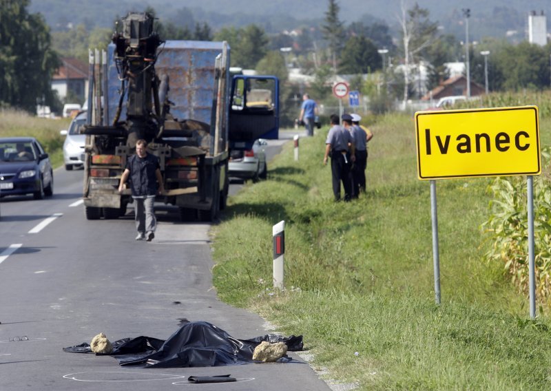 Na ulazu u Ivanec poginuo pješak