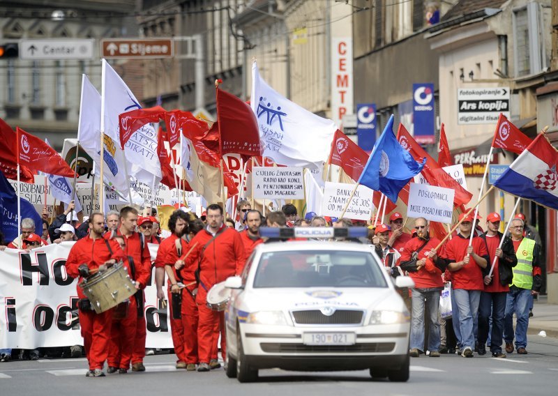 Radnici propalih zadarskih tvrtki traže svoja prava