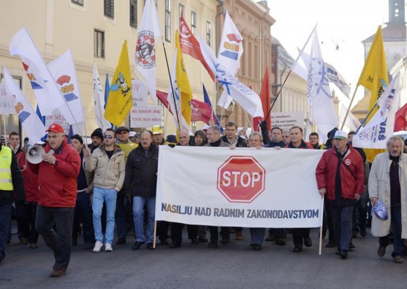 Sindikati ovaj tjedan prosvjeduju, datum generalnog štrajka nepoznat