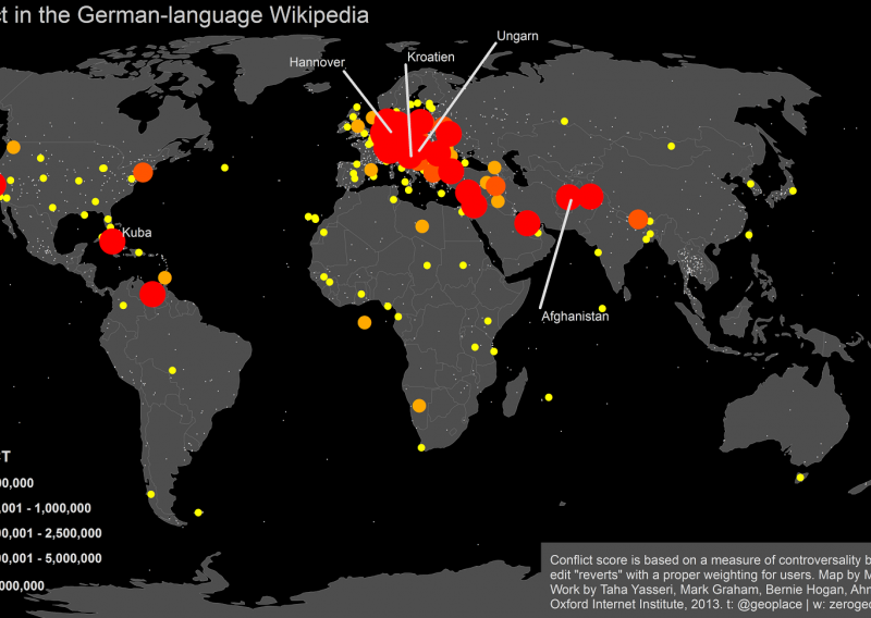 'Hrvatska' najosporavanija na njemačkoj Wikipediji