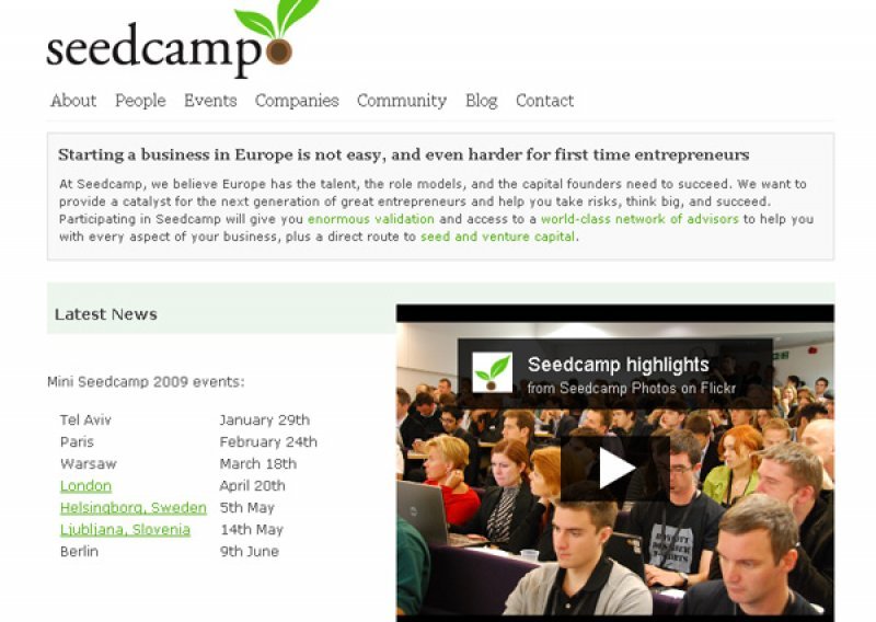 Seedcamp u Ljubljani okuplja mlade poduzetnike