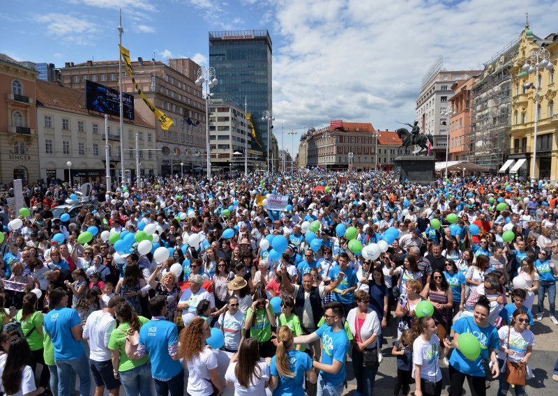 Na Hodu za život 15.000 ljudi, policija privela aktiviste