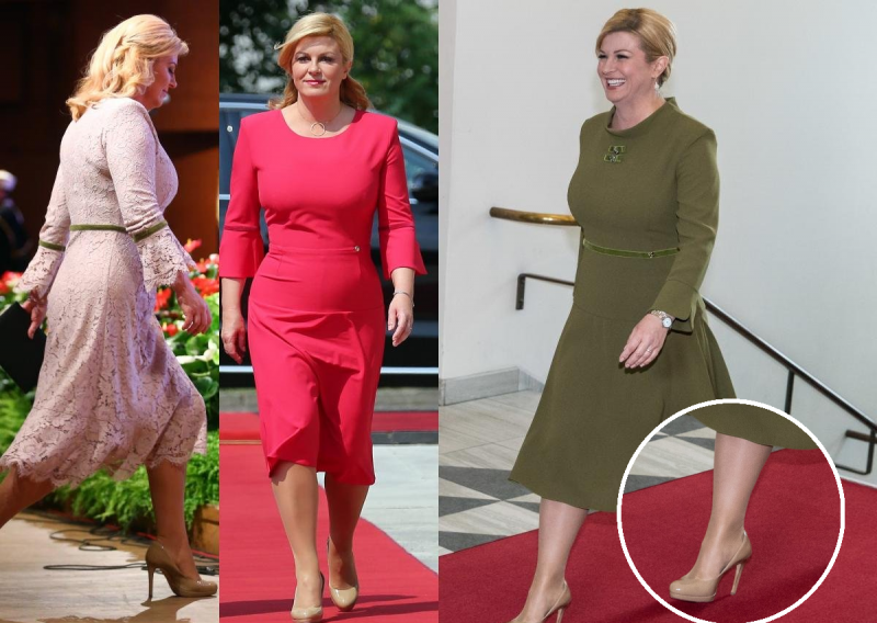 Kolinda Grabar Kitarović vjerna omiljenim cipelama i haljinama istog kroja