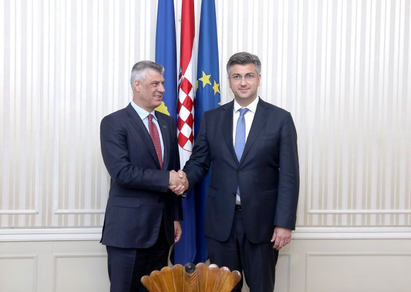 Plenković s Thacijem i o statusu hrvatske manjine na Kosovu