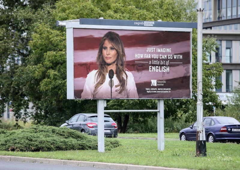 Što nam poručuje Melanija Trump s plakata po Zagrebu?