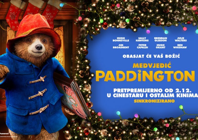 Medvjedić Paddington obasjat će vaše blagdane!