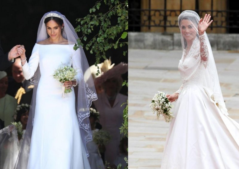 Kate vs. Meghan: Čija je vjenčanica bila ljepša?