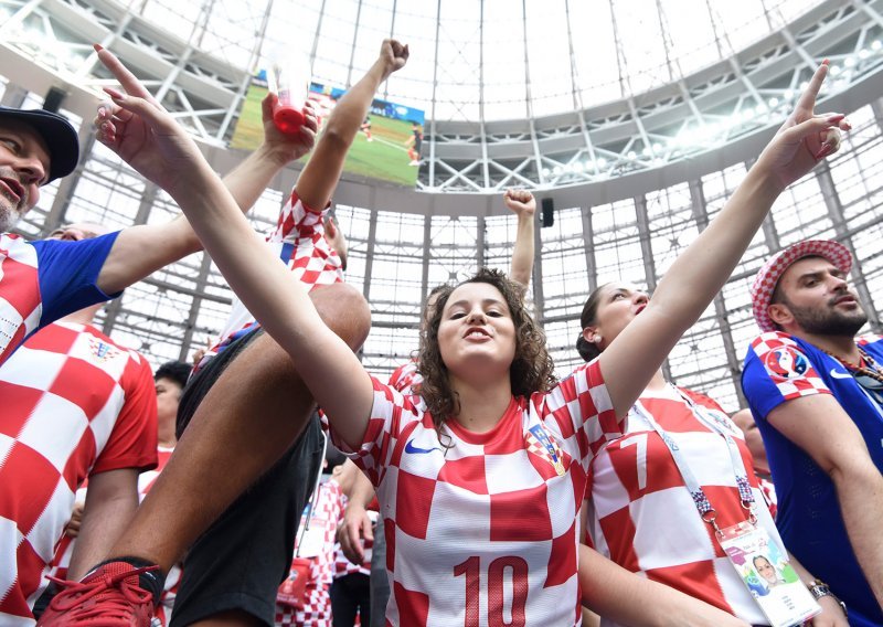 Lužnjiki se 'skockao': Na tribinama moskovskog stadiona dominirali hrvatski navijači