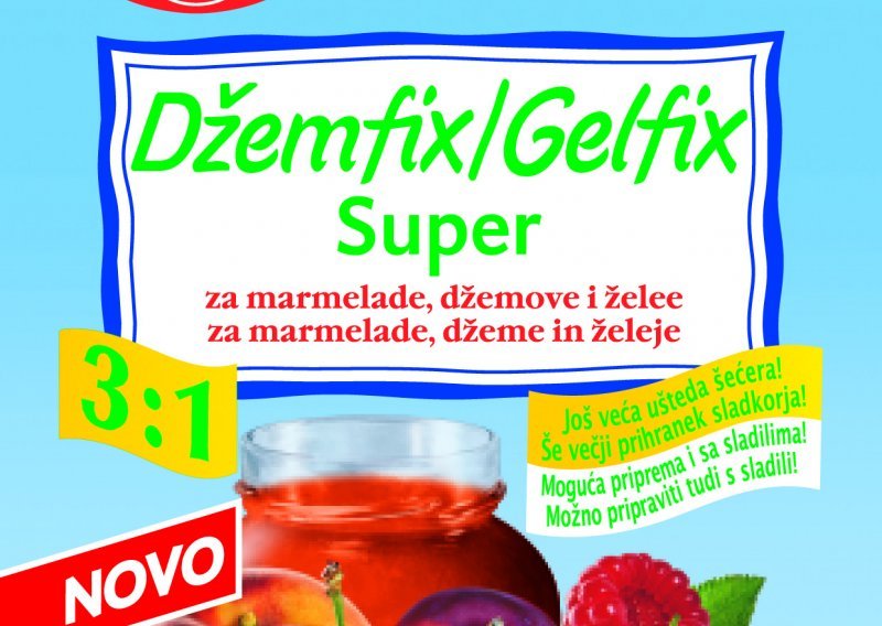 Džemfix Super 3:1 za pomoć pri pripremi zimnice