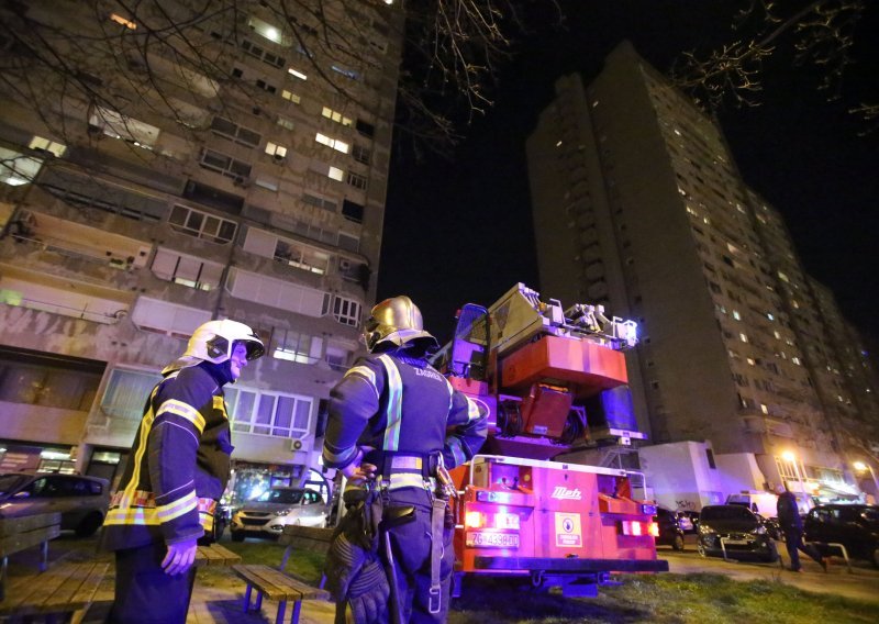 Buktinja u stanu u neboderu na zagrebačkim Srednjacima