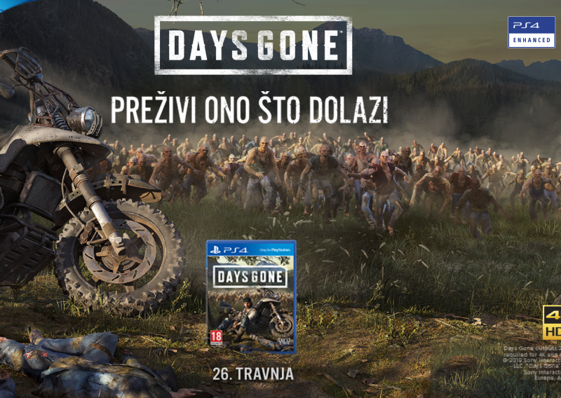 Novi PlayStationov hit naslov Days Gone lokaliziran na hrvatski jezik