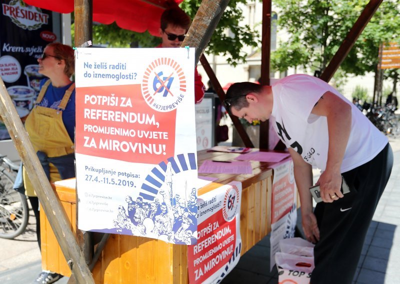 Sindikati ovaj tjedan predaju potpise, hoće li se ocjenjivati ustavnost pitanja?