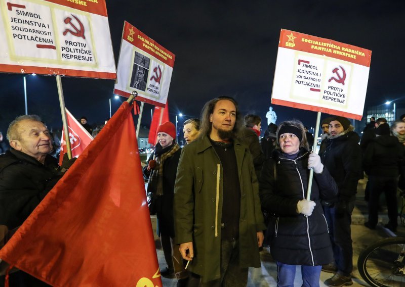 Vandalu koji je iscrtao srp i čekić na Tuđmanov spomenik prijeti deset mjeseci zatvora