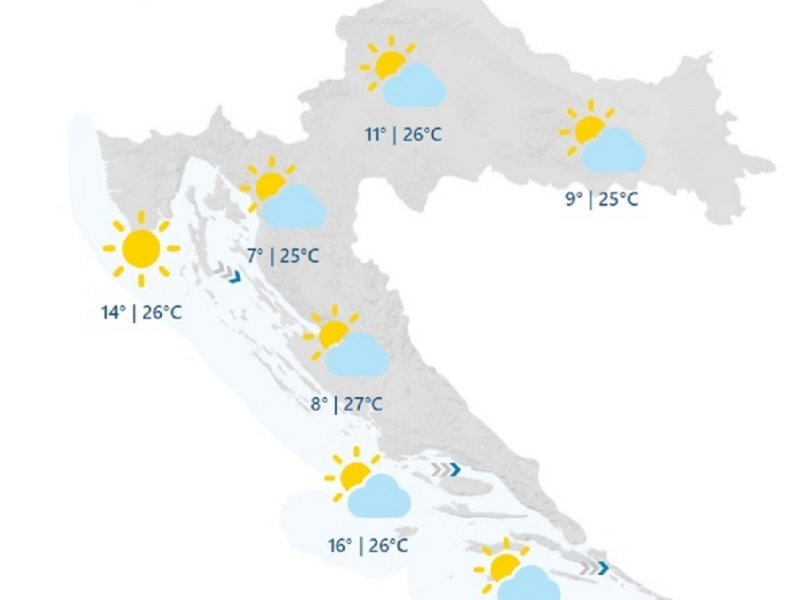 Konacno Je Stiglo Pravo Ljeto Temperatura Sve Bliza 30 Pogledajte Koliko Ce Toplo Biti Kod Vas Tportal